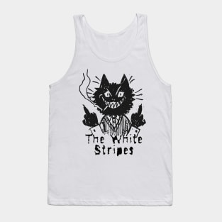 white and the bad cat Tank Top